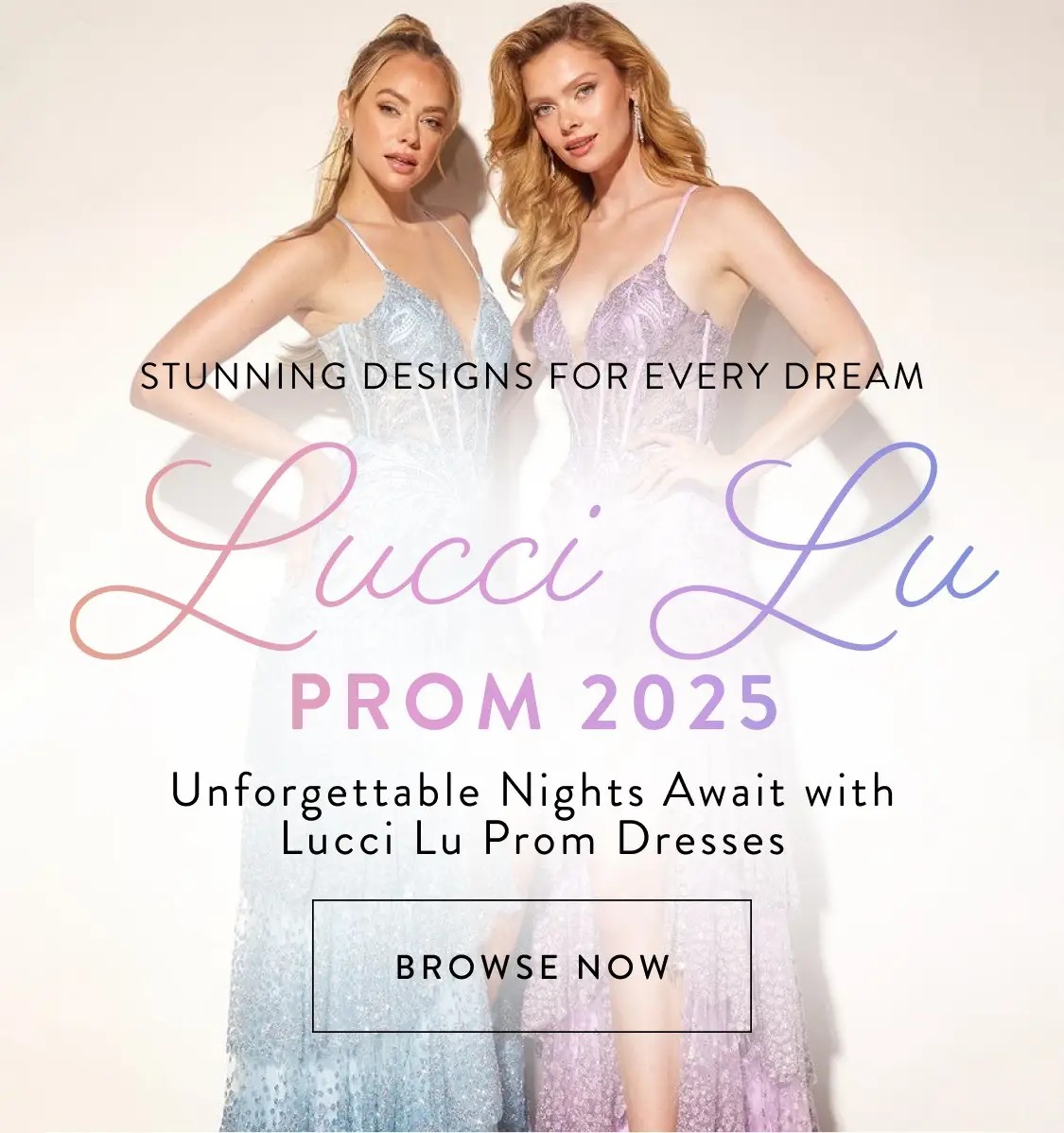 Lucci Lu Prom 2025 Mobile Banner