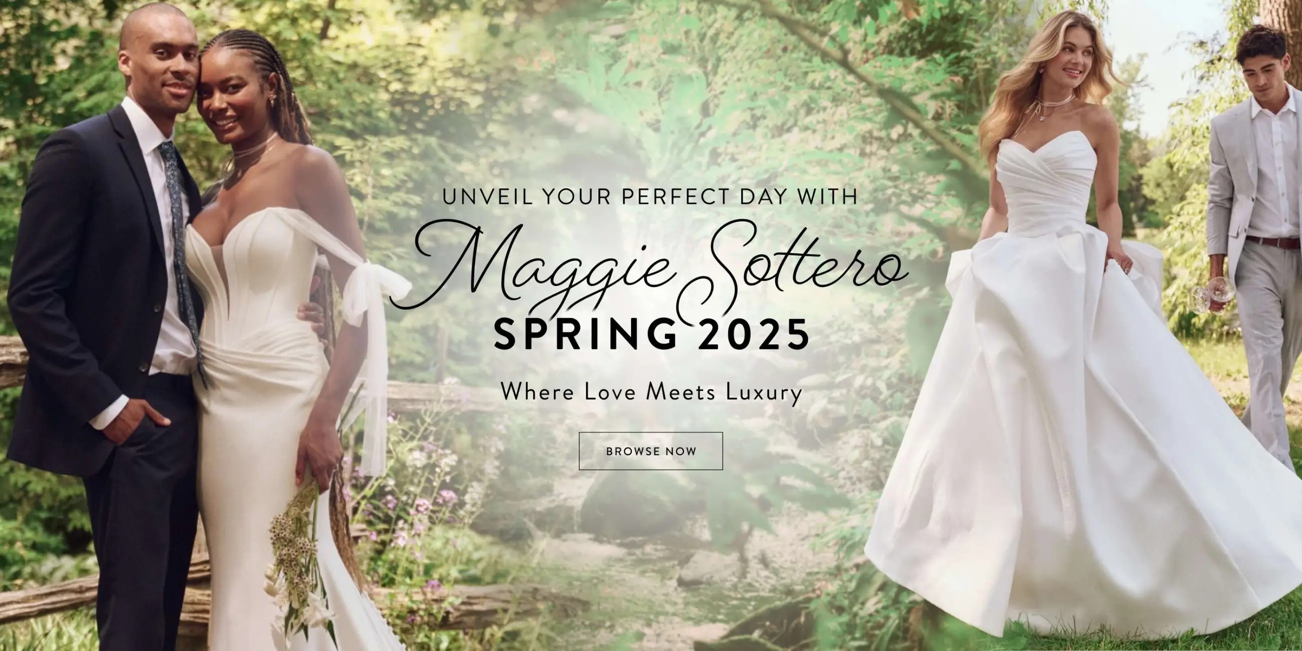 Maggie Sottero Spring 2025 Desktop Banner